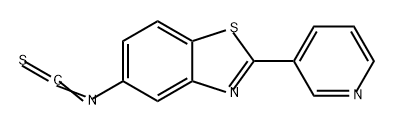 Benzothiazole, 5-isothiocyanato-2-(3-pyridinyl)- Struktur