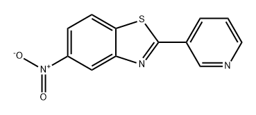 Benzothiazole, 5-nitro-2-(3-pyridinyl)- Struktur