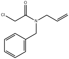 Acetamide, 2-chloro-N-(phenylmethyl)-N-2-propen-1-yl- Struktur