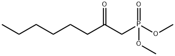 Phosphonic acid, P-(2-oxooctyl)-, dimethyl ester Struktur