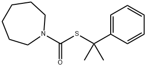 1H-Azepine-1-carbothioic acid, hexahydro-, S-(1-methyl-1-phenylethyl) ester