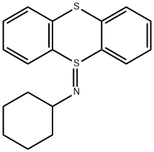 Thianthrene, 5-(cyclohexylimino)-5,5-dihydro- (9CI) Struktur