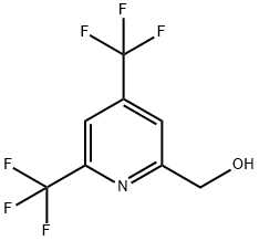 2-Pyridinemethanol, 4,6-bis(trifluoromethyl)- Struktur