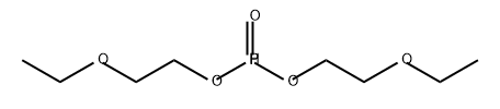 Phosphonic acid bis(2-ethoxyethyl) ester Struktur