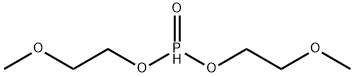 Phosphonic acid bis(2-methoxyethyl) ester Struktur