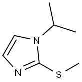 1H-Imidazole, 1-(1-methylethyl)-2-(methylthio)- Struktur