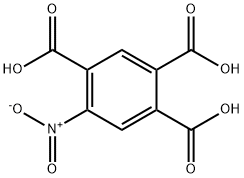 1,2,4-Benzenetricarboxylic acid, 5-nitro- Struktur