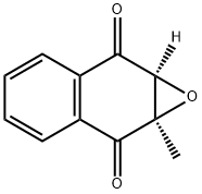 Naphth[2,3-b]oxirene-2,7-dione, 1a,7a-dihydro-1a-methyl-, (1aR,7aS)- Struktur