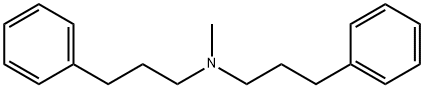 Benzenepropanamine, N-methyl-N-(3-phenylpropyl)- Struktur