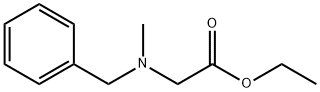 Glycine, N-methyl-N-(phenylmethyl)-, ethyl ester Struktur