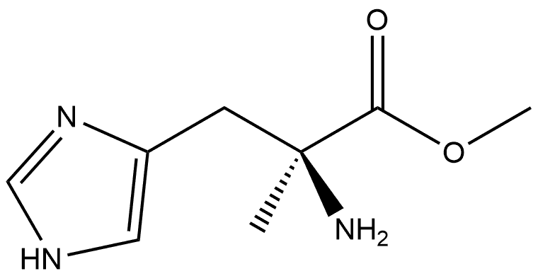 Histidine, α-methyl-, methyl ester Struktur