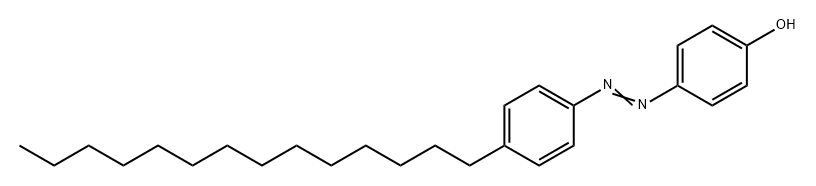 Phenol, 4-[2-(4-tetradecylphenyl)diazenyl]- Struktur