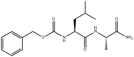 L-Alaninamide, N-[(phenylmethoxy)carbonyl]-L-leucyl- (9CI) Struktur