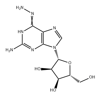 Guanosine, hydrazone Struktur