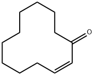 2-Cyclododecen-1-one, (2Z)- Struktur