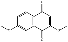 1,4-Naphthalenedione, 2,7-dimethoxy- Struktur