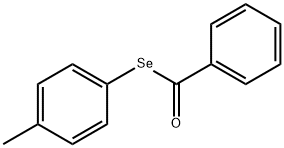 Benzenecarboselenoic acid Se-(4-methylphenyl) ester Struktur