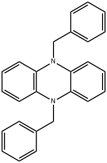 Phenazine, 5,10-dihydro-5,10-bis(phenylmethyl)- Struktur