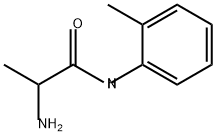 Propanamide, 2-amino-N-(2-methylphenyl)- Struktur