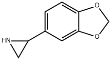 Aziridine, 2-(1,3-benzodioxol-5-yl)- Struktur