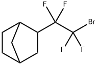 Bicyclo[2.2.1]heptane, 2-(2-bromo-1,1,2,2-tetrafluoroethyl)- Struktur