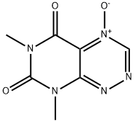 Pyrimido[5,4-e]-1,2,4-triazine-5,7(6H,8H)-dione, 6,8-dimethyl-, 4-oxide Struktur