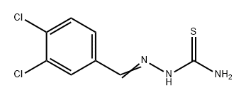 Hydrazinecarbothioamide, 2-[(3,4-dichlorophenyl)methylene]- Struktur