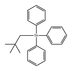 Stannane, (2,2-dimethylpropyl)triphenyl- Struktur