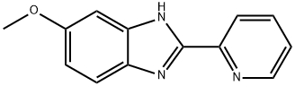 1H-Benzimidazole, 6-methoxy-2-(2-pyridinyl)- Struktur