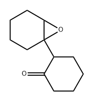 Cyclohexanone, 2-(7-oxabicyclo[4.1.0]hept-1-yl)- Struktur