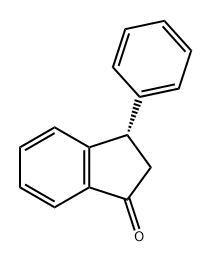 1H-Inden-1-one, 2,3-dihydro-3-phenyl-, (3S)- Struktur