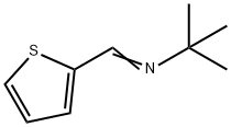 2-Propanamine, 2-methyl-N-(2-thienylmethylene)- Struktur