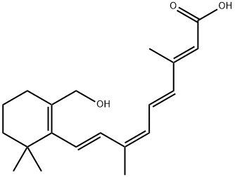 Retinoic acid, 18-hydroxy-, 9-cis- (9CI) Struktur