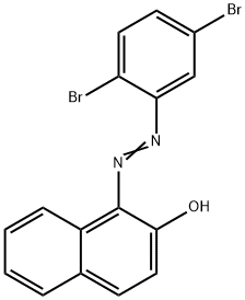 2-Naphthalenol, 1-[2-(2,5-dibromophenyl)diazenyl]- Struktur