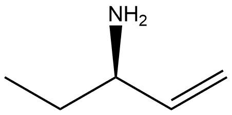 (R)-pent-1-en-3-amine Struktur