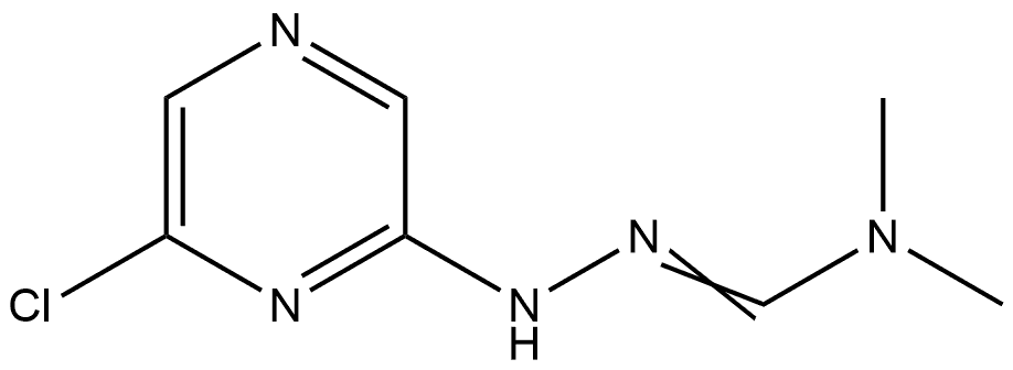 Methanehydrazonamide, N'-(6-chloropyrazinyl)-N,N-dimethyl- (9CI) Struktur