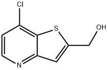 Thieno[3,2-b]pyridine-2-methanol, 7-chloro- Struktur