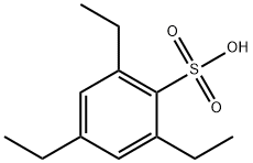 Benzenesulfonic acid, 2,4,6-triethyl- Struktur