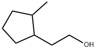 2-(2-Methylcyclopentyl)ethanol Struktur