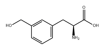 Phenylalanine, 3-(hydroxymethyl)- Struktur