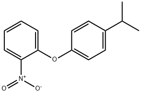 Benzene, 1-[4-(1-methylethyl)phenoxy]-2-nitro- Struktur