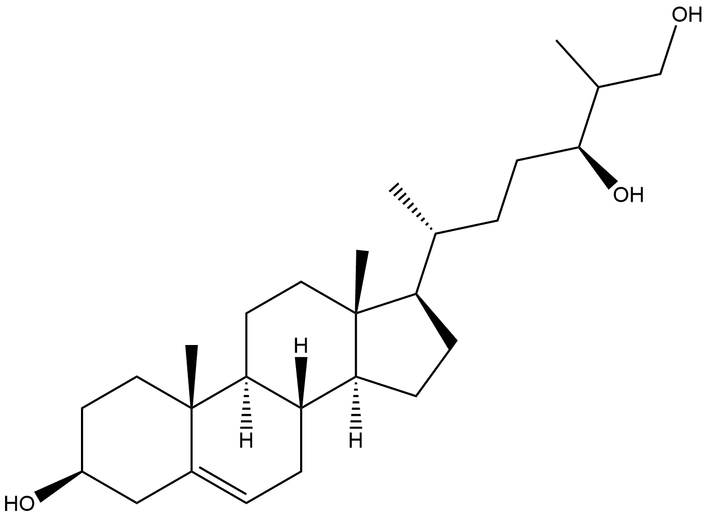 24S,27-dihydroxycholesterol Struktur