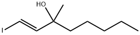 1-Octen-3-ol, 1-iodo-3-methyl-, (E)- (9CI) Struktur