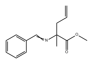 4-Pentenoic acid, 2-methyl-2-[(phenylmethylene)amino]-, methyl ester