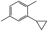 2-Cyclopropyl-1,4-dimethylbenzene Struktur