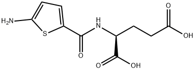 L-Glutamic acid, N-[(5-amino-2-thienyl)carbonyl]- Struktur