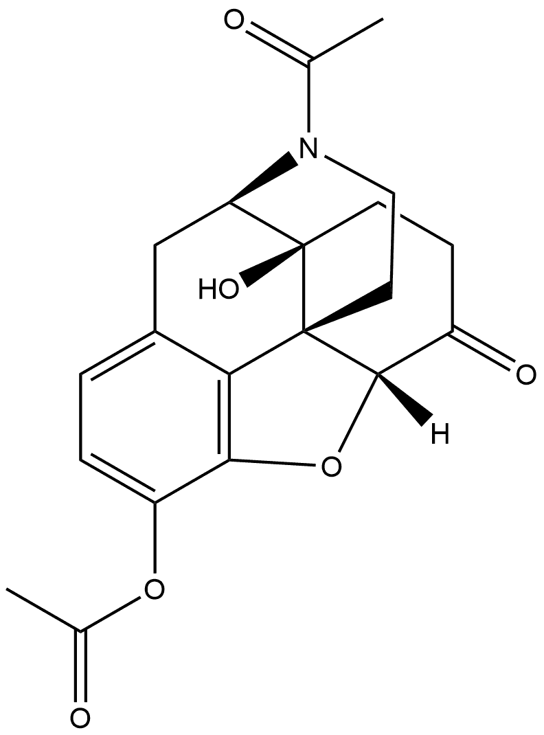 Morphinan-6-one, 17-acetyl-3-(acetyloxy)-4,5-epoxy-14-hydroxy-, (5α)-