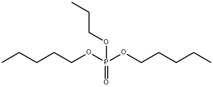 Phosphoric acid, dipentyl propyl ester Struktur