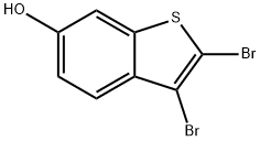 Benzo[b]thiophene-6-ol, 2,3-dibromo- Struktur