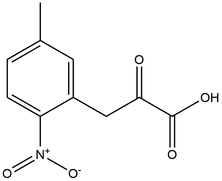 Benzenepropanoic acid, 5-methyl-2-nitro-α-oxo-